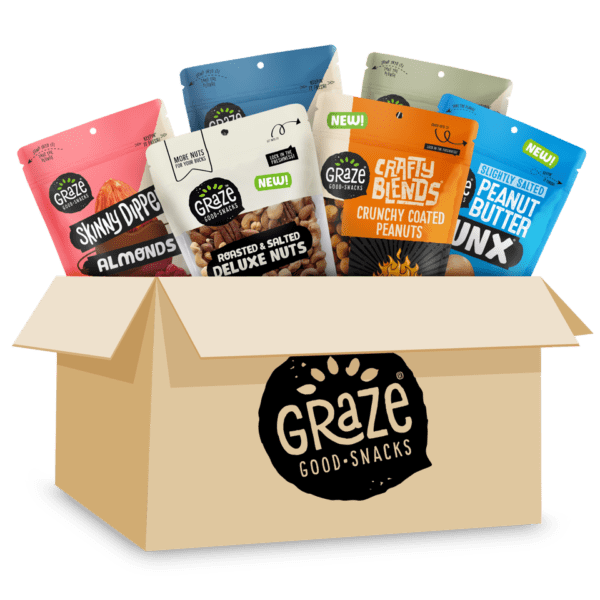 Pick any 6 Graze products to build your very own box