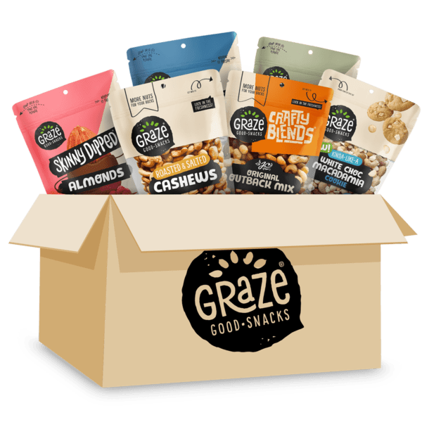 Pick any 6 Graze products to build your very own box