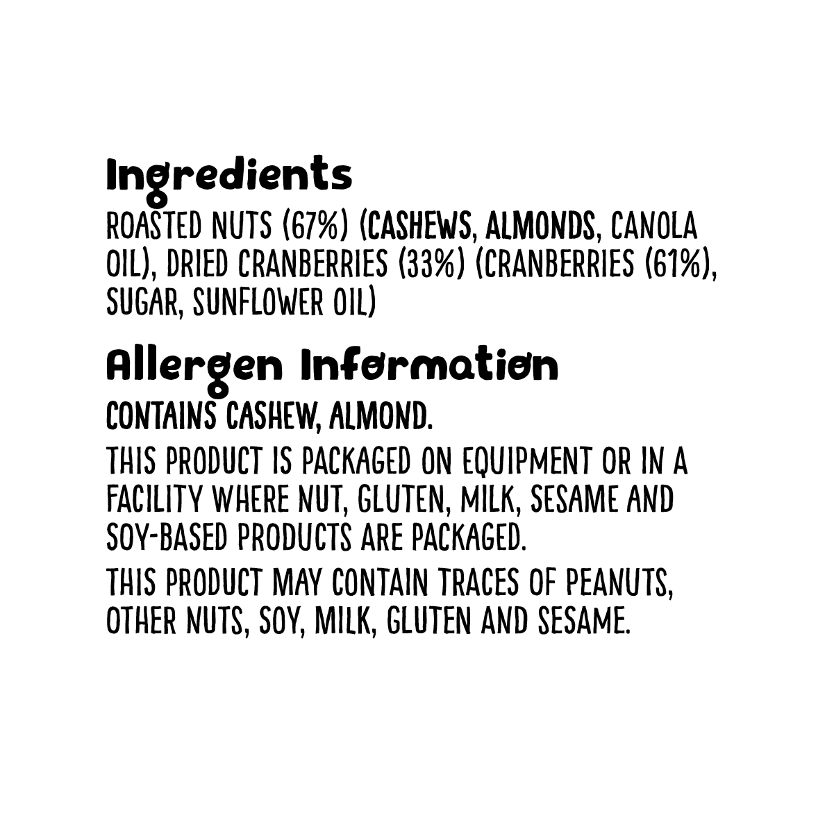 Cranberry Nut Medley - 515g - Image 3