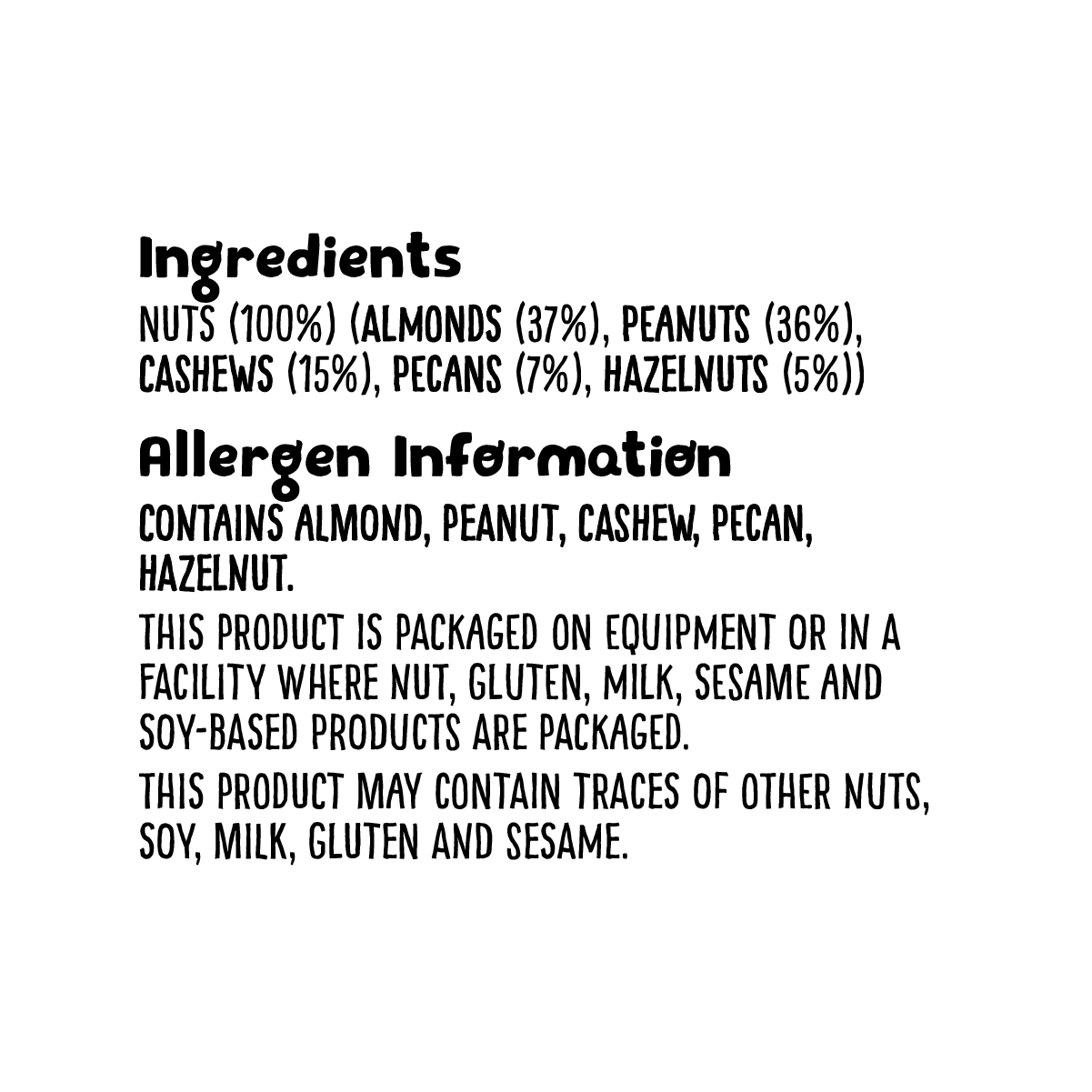 Raw Mixed Nuts - 550g - Image 3