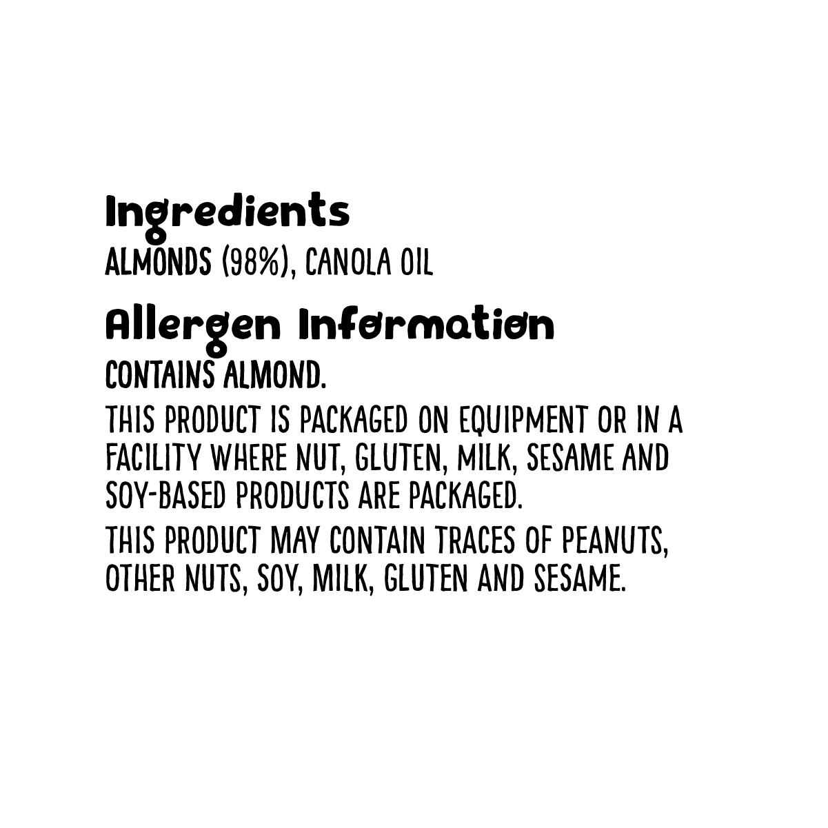 Roasted Almonds - 500g - Image 3