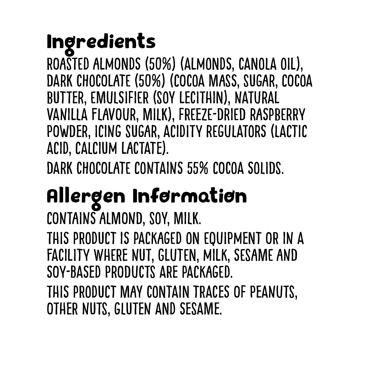 Skinny Dipped Almonds Berry Dusted Dark Chocolate - 300g - Image 3