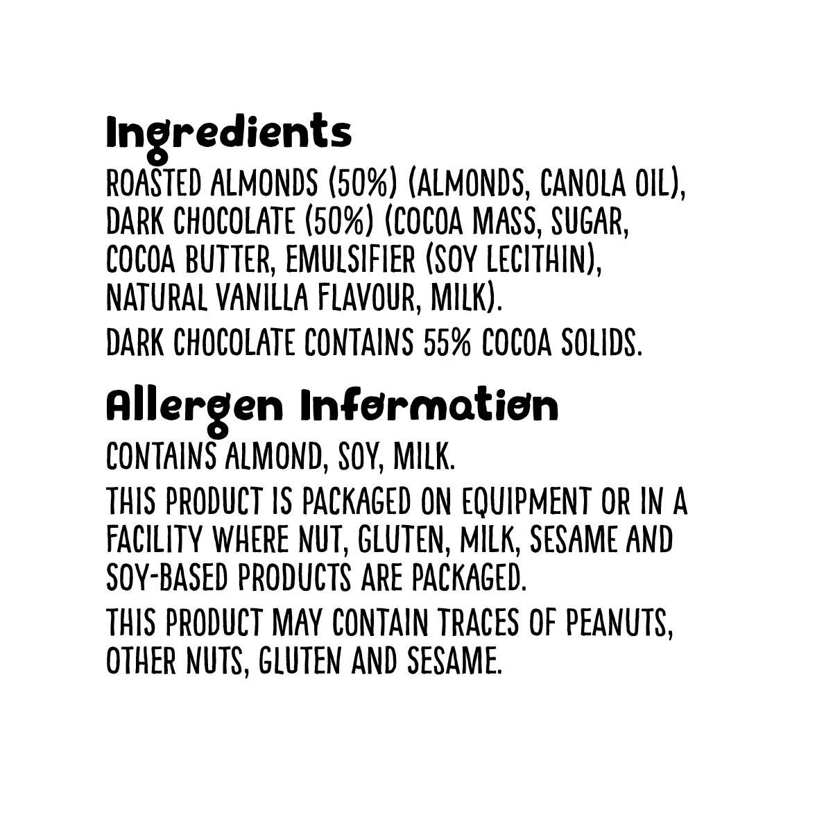 Skinny Dipped Almonds Dark Chocolate - 300g - Image 3