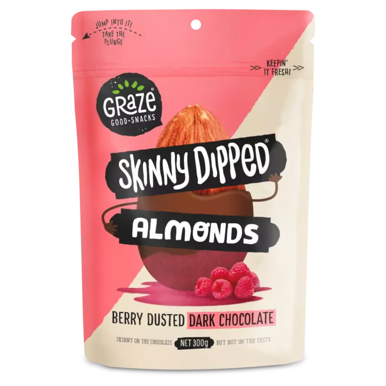 Skinny Dipped Almonds Dark Chocolate 130g GRAZE