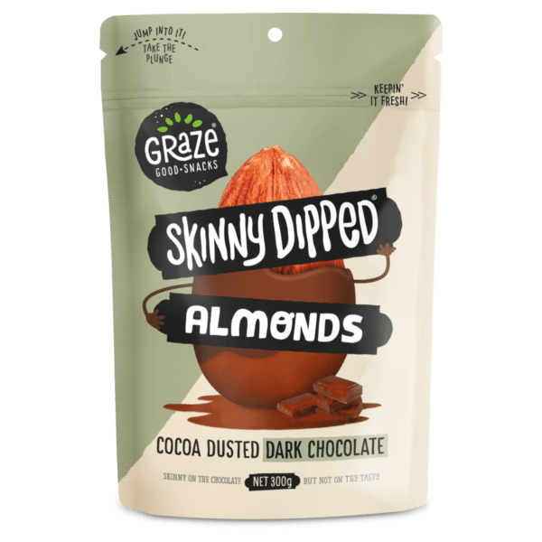 Skinny Dipped Almonds Cocoa Dusted Dark Chocolate - 300g