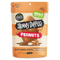 Grz Skinnydippedpeanuts Saltedcarmelmilkchoc 340g New! Photoillustration