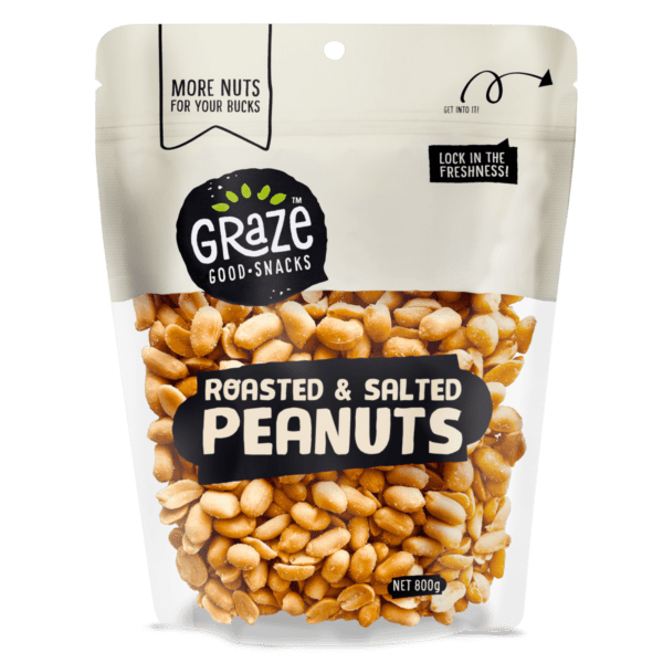 Roasted & Salted Peanuts - 800g
