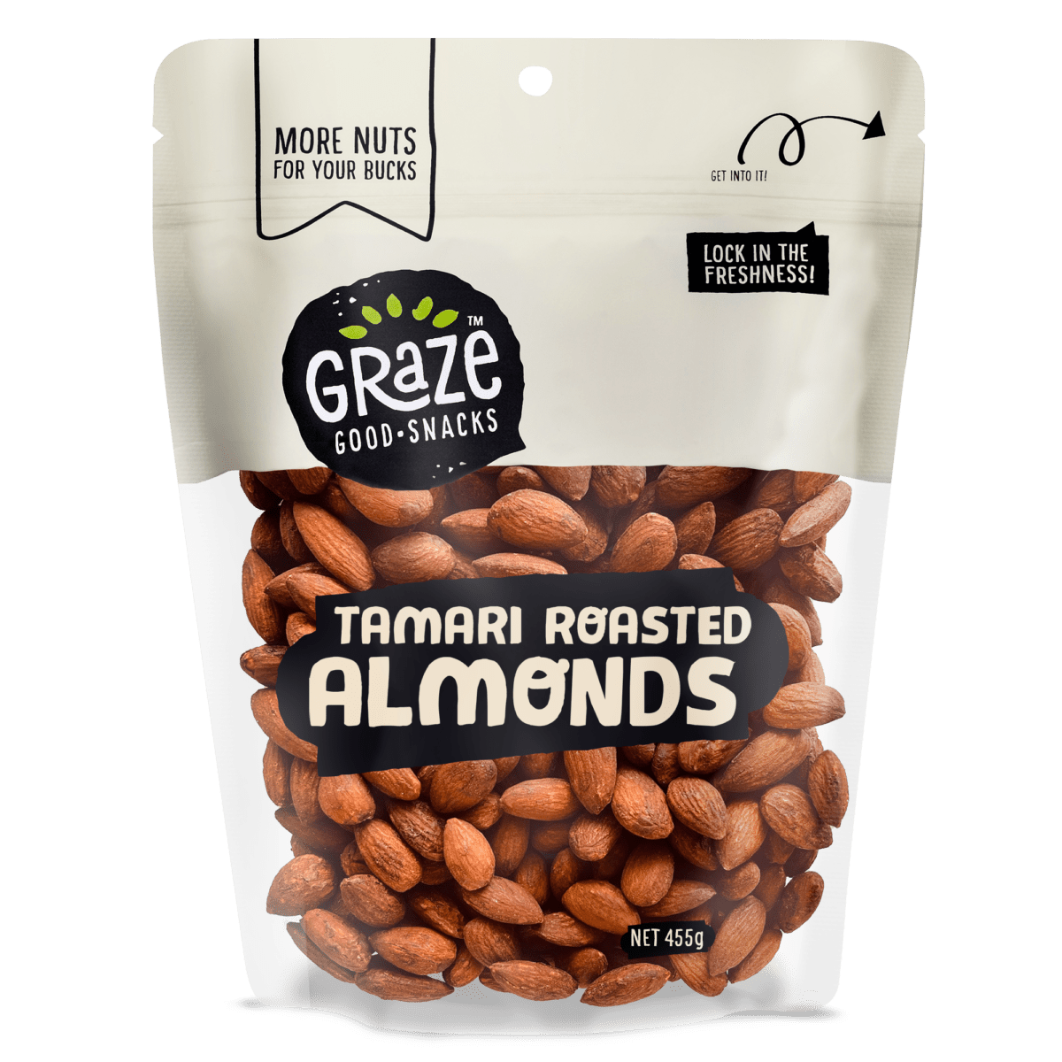 Tamari Roasted Almonds 455g GRAZE