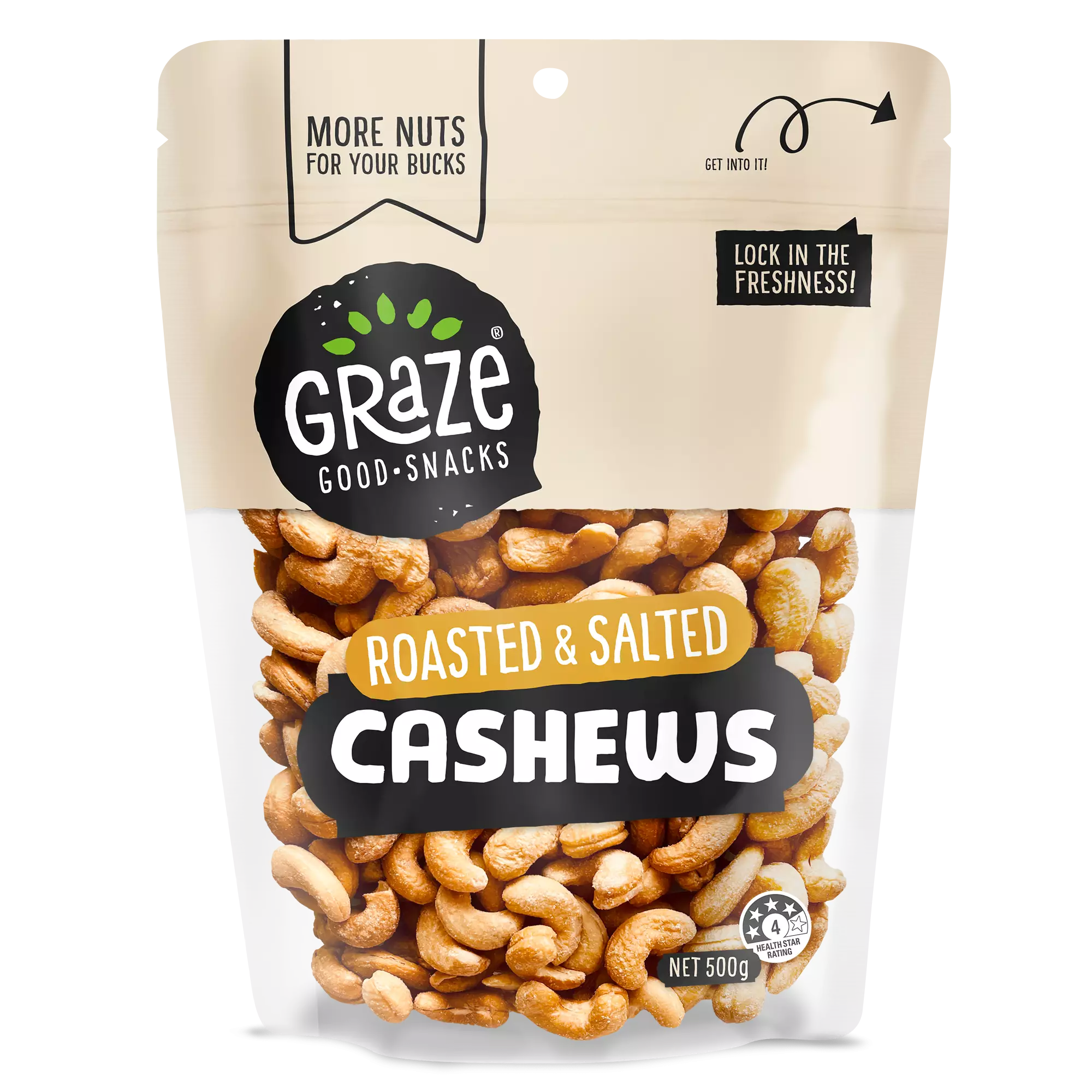 Grz N+m Roasted & Salted Cashews 2022