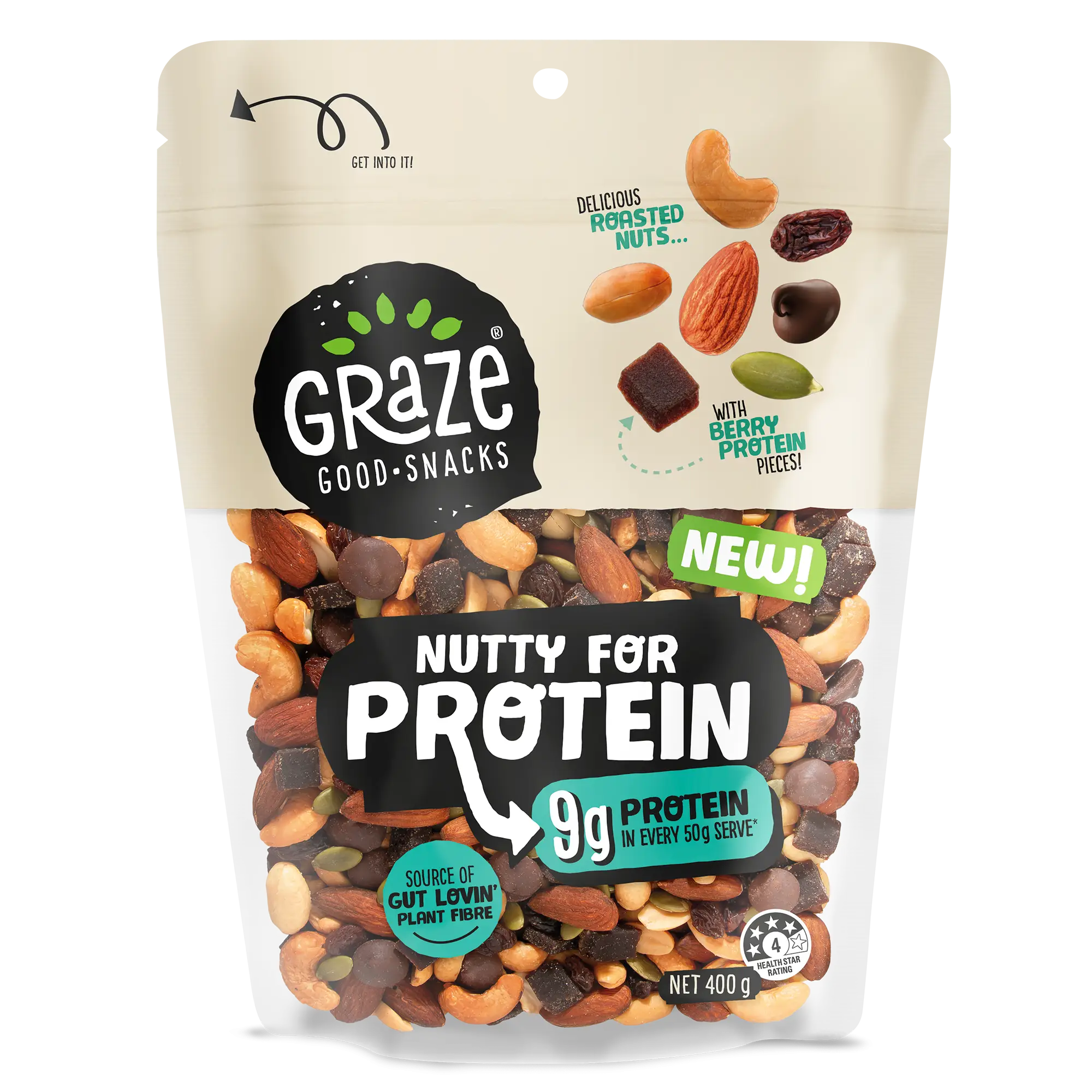 GRZ NuttyForProtein 400g FOP