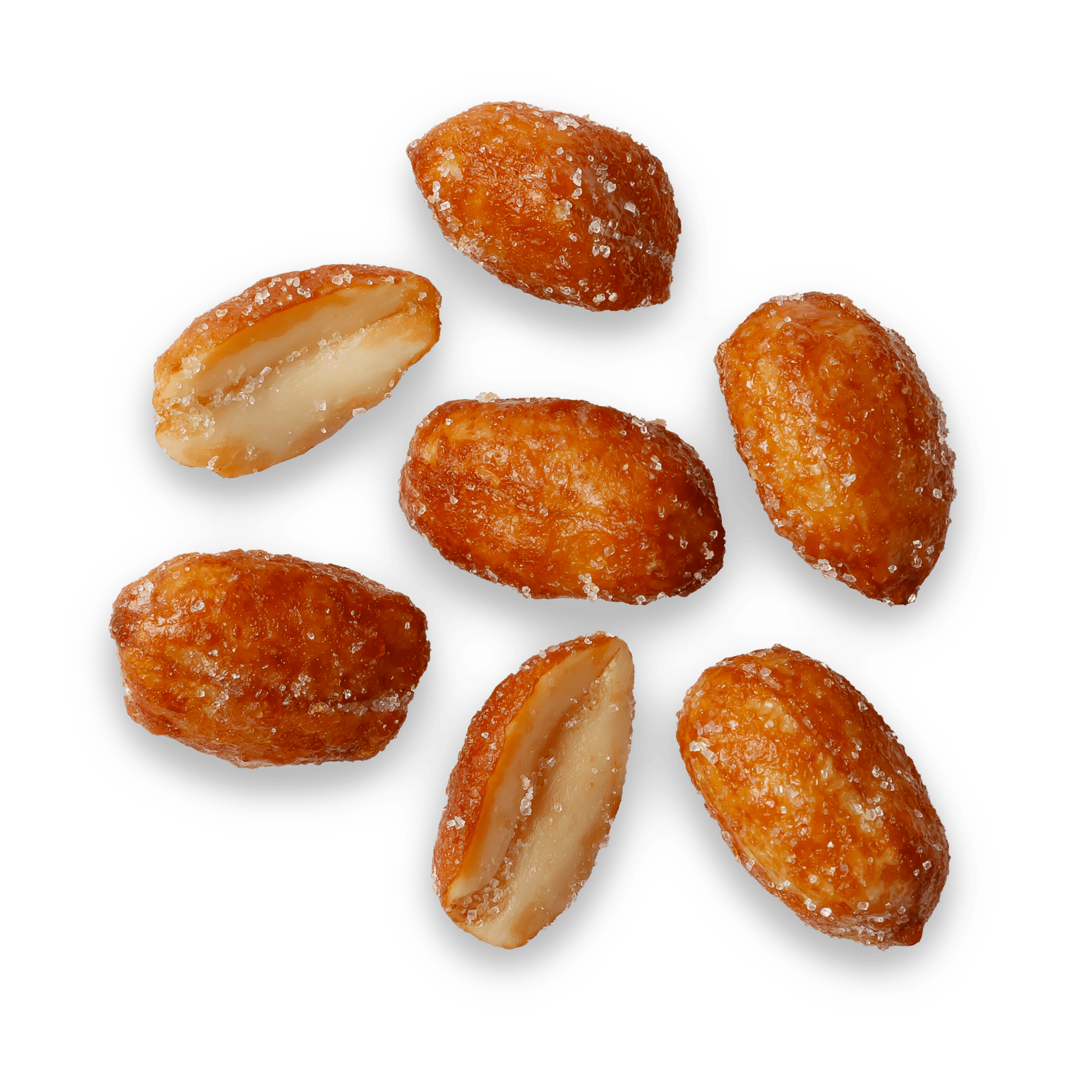 Graze honey roasted peanuts pile