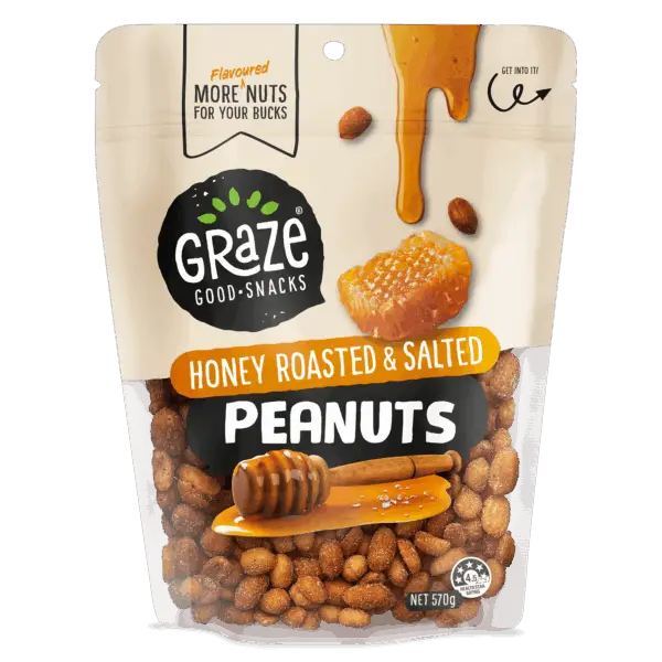 Honey r&s peanuts 570g